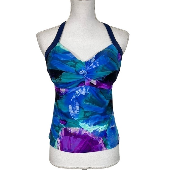 Title Nine Tankini Top Bathing Swim Suit 32 DD - Picture 1 of 7